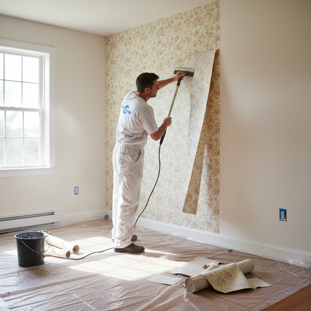 Professional wallpaper removal service