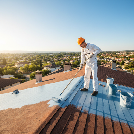 Professional roof painting service